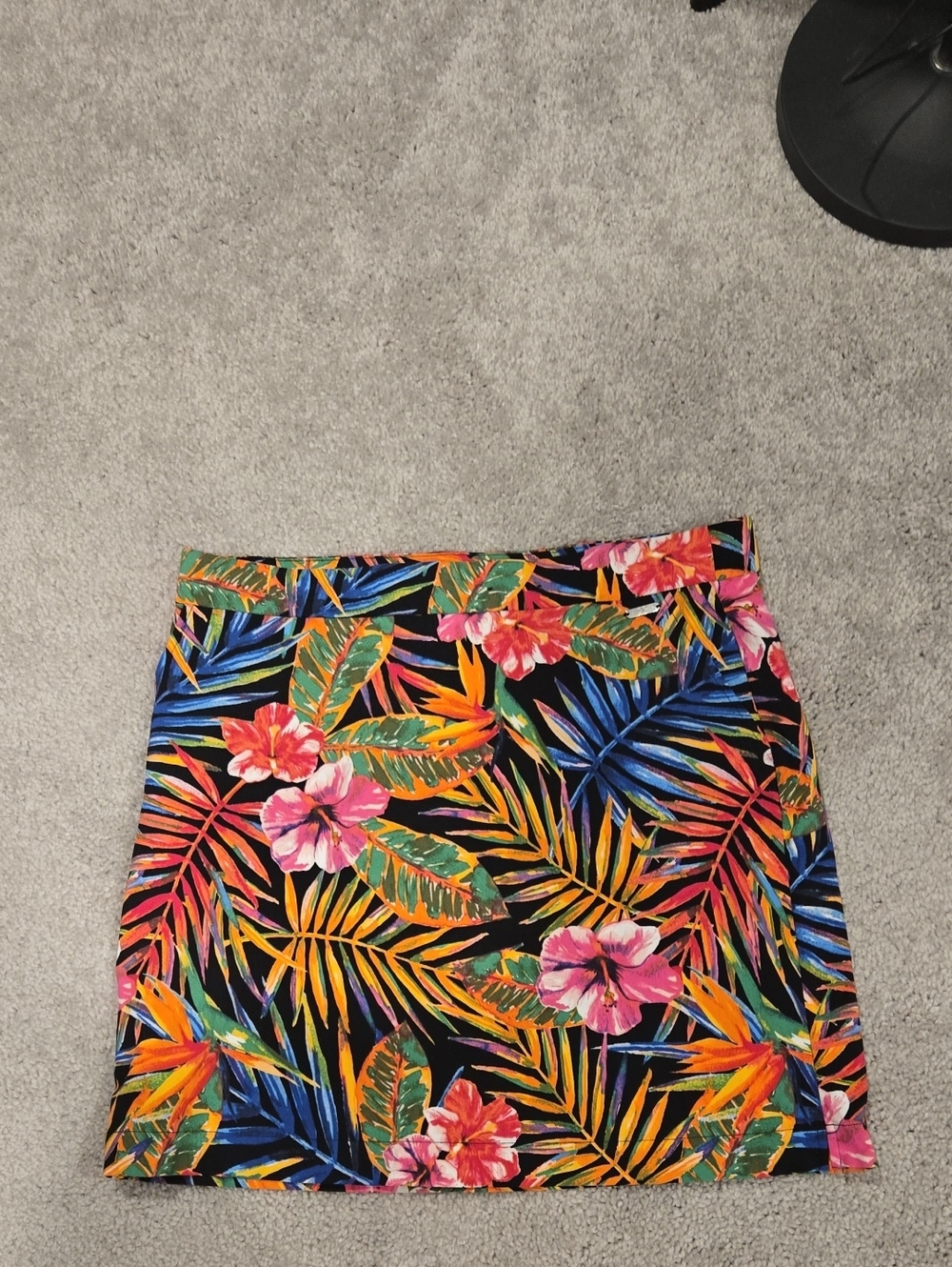 Flowered Skort Stretchy